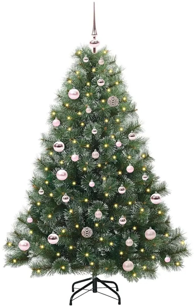 vidaXL Τεχνητό Χριστουγεννιάτικο Δέντρο Πράσινο 150 cm ΠΕ και PVC