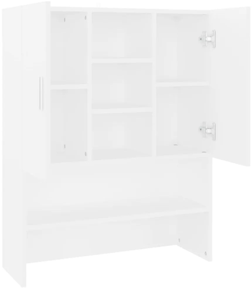 vidaXL Ντουλάπι Πλυντηρίου Λευκό 70,5 x 25,5 x 90 εκ.