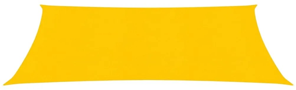 vidaXL Πανί Σκίασης Ορθογώνιο Κίτρινο 4x6 μ. HDPE 160 γρ./μ²