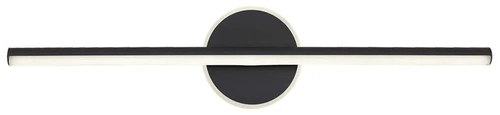 Φωτιστικό Τοίχου Μπάνιου Camelia 4285800 60,8x2,2cm Led 557lm 11W Black Viokef