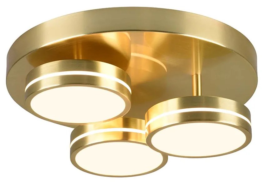 Φωτιστικό Οροφής Trio Lighting Franklin 626510308 Χρυσό ματ