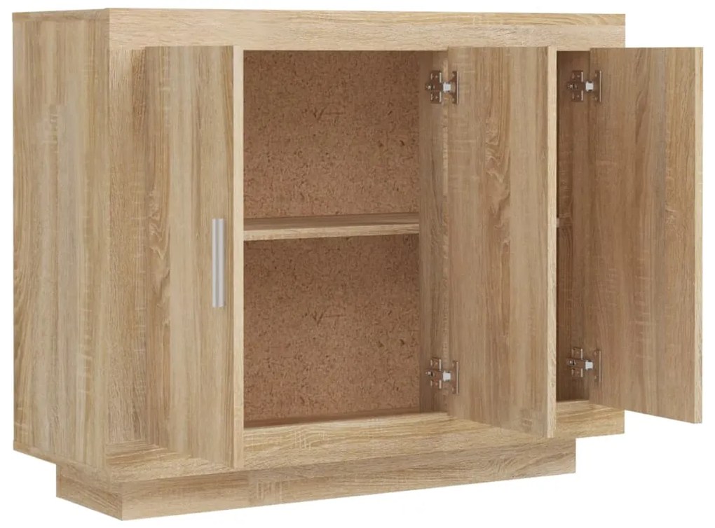 vidaXL Συρταριέρα Sonoma Δρυς 92x35x75 εκ. Επεξεργασμένο Ξύλο