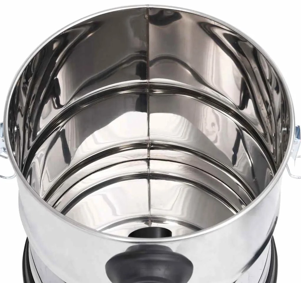 vidaXL Σκούπα Στάχτης 1200 W 20 Λίτρων με Φίλτρο HEPA Ανοξείδ. Ατσάλι