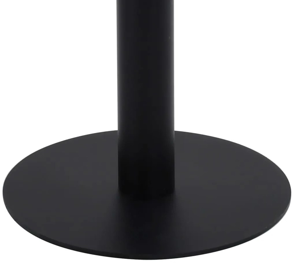 vidaXL Τραπέζι Bistro Σκούρο Καφέ 50 x 50 εκ. από MDF