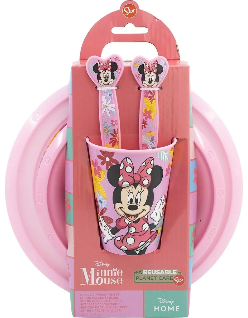 Παιδικό Σετ Σκεύη Minnie Mouse CZ11312 Ροζ 5 Τεμάχια