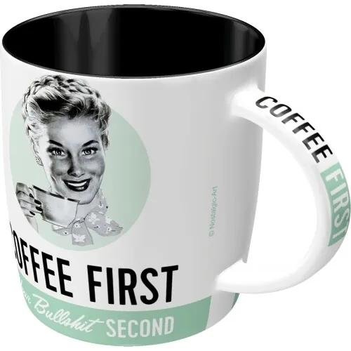Κούπα Coffee First, Bullshit Second