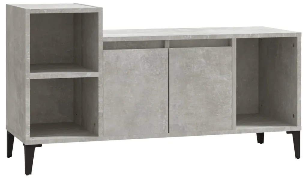 vidaXL Έπιπλο Τηλεόρασης Γκρι Σκυρ. 100x35x55 εκ. Επεξ. Ξύλο