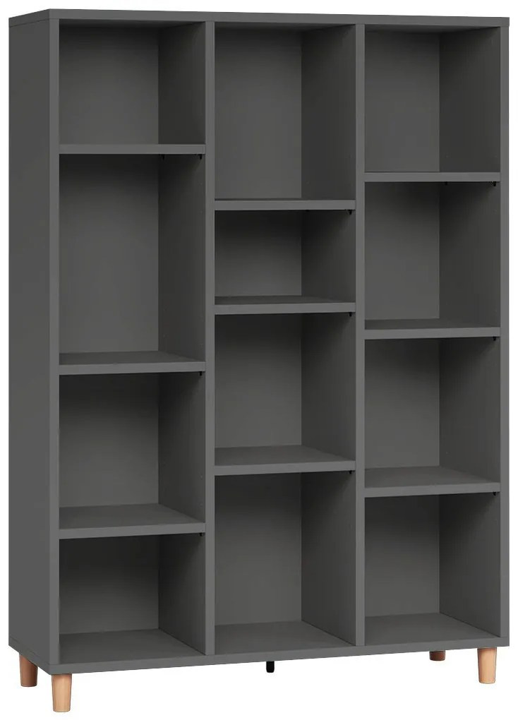 Βιβλιοθήκη Simple χαμηλή-Γκρι