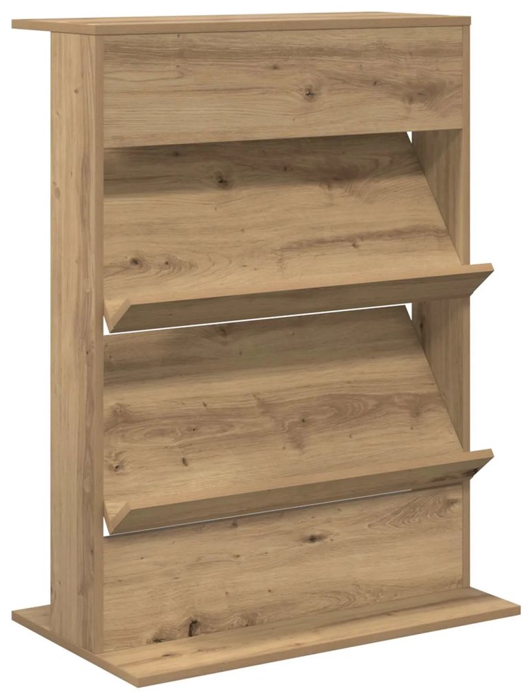 vidaXL Ράφι Περιοδικών Artisan Oak 70 x 41 x 96 εκ. Επεξεργασμένο ξύλο