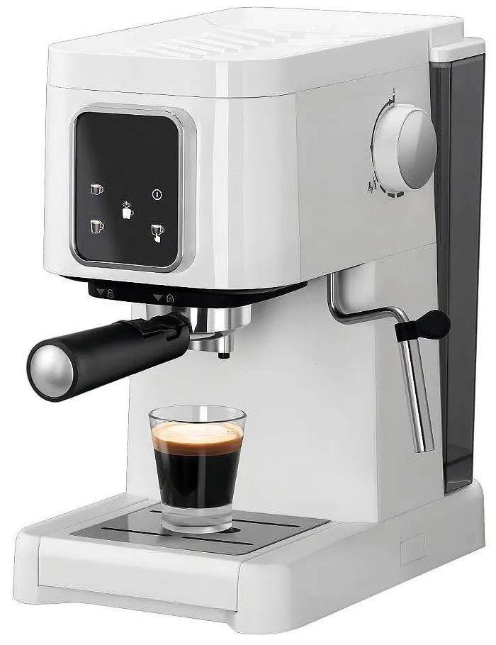 Finlux FEM-1697 Καφετιέρα Espresso, 20 Bar , 1100W, Λευκό