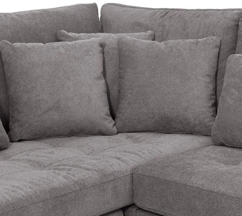 Γωνιακός Καναπές Albert Fylliana Σκούρο Γκρί 280x220x96 εκ. 280x220x96 εκ.