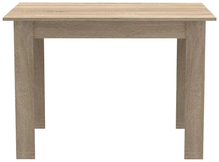 Σετ Τραπεζαρίας Manka-Julita 5 τεμ Sonoma - Μαύρο 110x80x77εκ. 110x80x77 εκ.