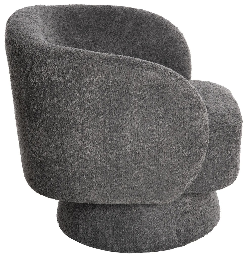 ΠΟΛΥΘΡΟΝΑ KARLEN HM9592.01 ΓΚΡΙ ΜΠΟΥΚΛΕ ΥΦΑΣΜΑ 78x81x77Υεκ.