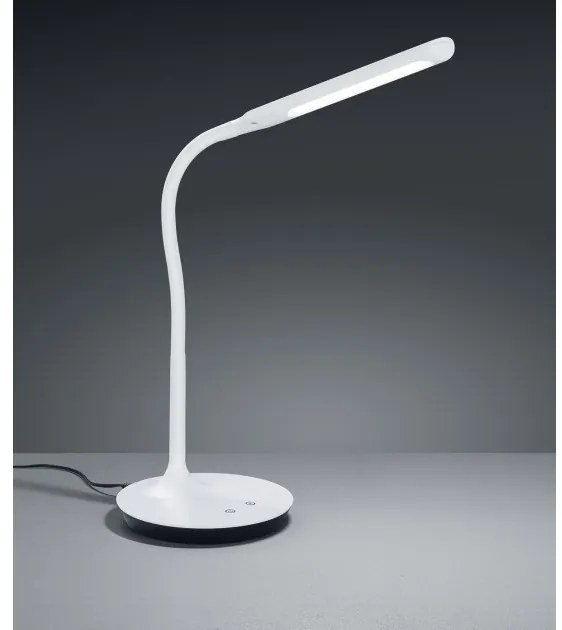 Επιτραπέζιο Φωτιστικό LED 5W Dimmer Εύκαμπτο 3000K/4000K/5000K Polo Trio Lighting-527090131-Λευκό 527090131