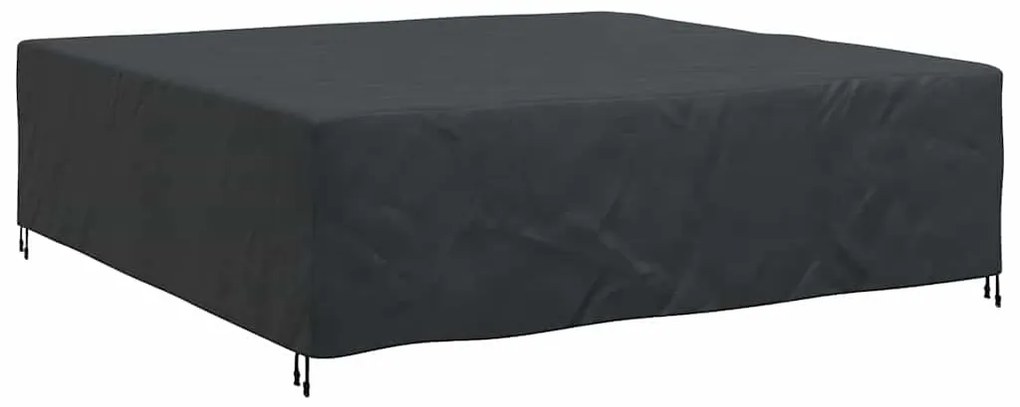 vidaXL Κάλυμμα επίπλων Μονόχρωμο Μαύρο 275 x 275 x 70 εκ. 210D