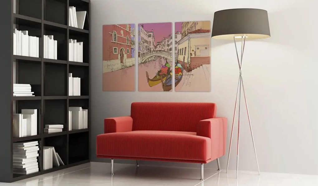 Πίνακας - Romantic gondolas - 120x80