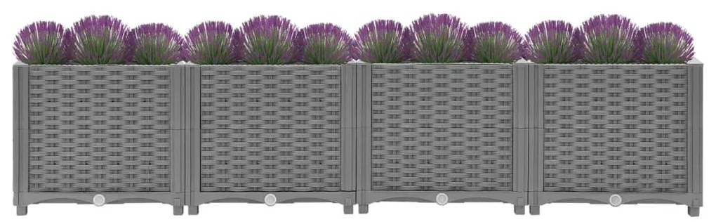 vidaXL Ζαρντινιέρα 160 x 40 x 38 εκ. από Πολυπροπυλένιο