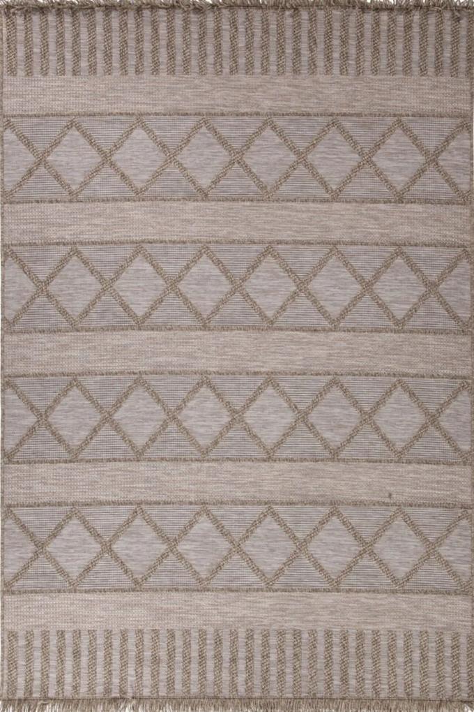 Χαλί Ψάθα Oria 8114 X Beige-Grey Royal Carpet 200X290cm