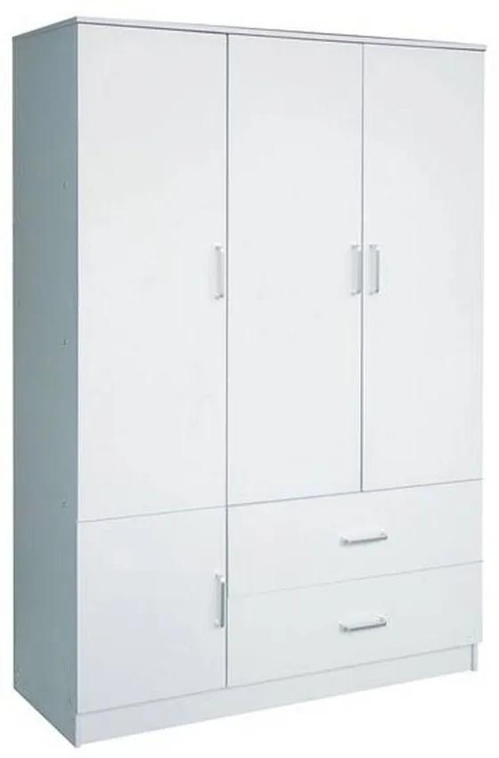 Ντουλάπα Closet White Ε8385,1 120x50x180cm Τρίφυλλη Μελαμίνη