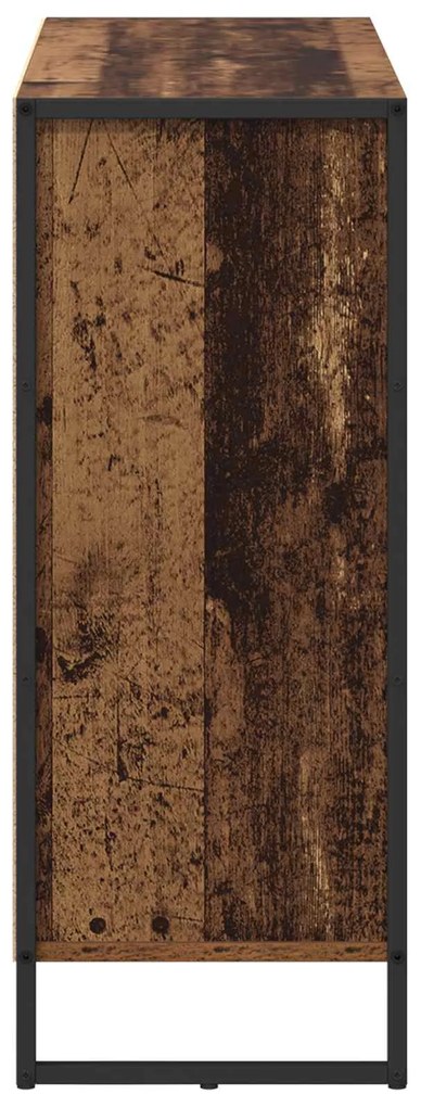 vidaXL Βοηθητικό ντουλάπι Παλιό Ξύλο 96,5 x 30 x 75 εκ