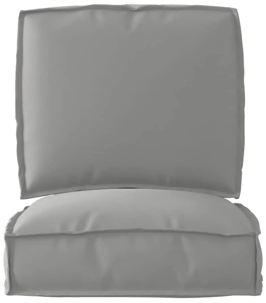 vidaXL Σετ Μαξιλαριών Πάγου 2 pcs Γκρι 50 x 50 x 12 cm Ύφασμα Oxford