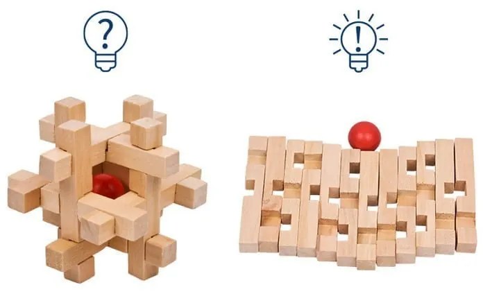 Ξύλινο 3D παζλ - Wooden 3D puzzle