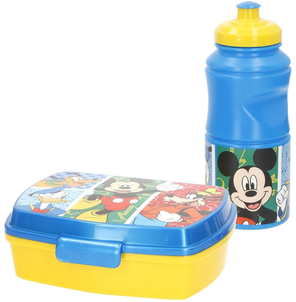 Τσάντα Γεύματος με Αξεσουάρ Mickey Mouse Πλαστική ύλη 380 ml 17 x 5,5 x 13,5 cm (x6)