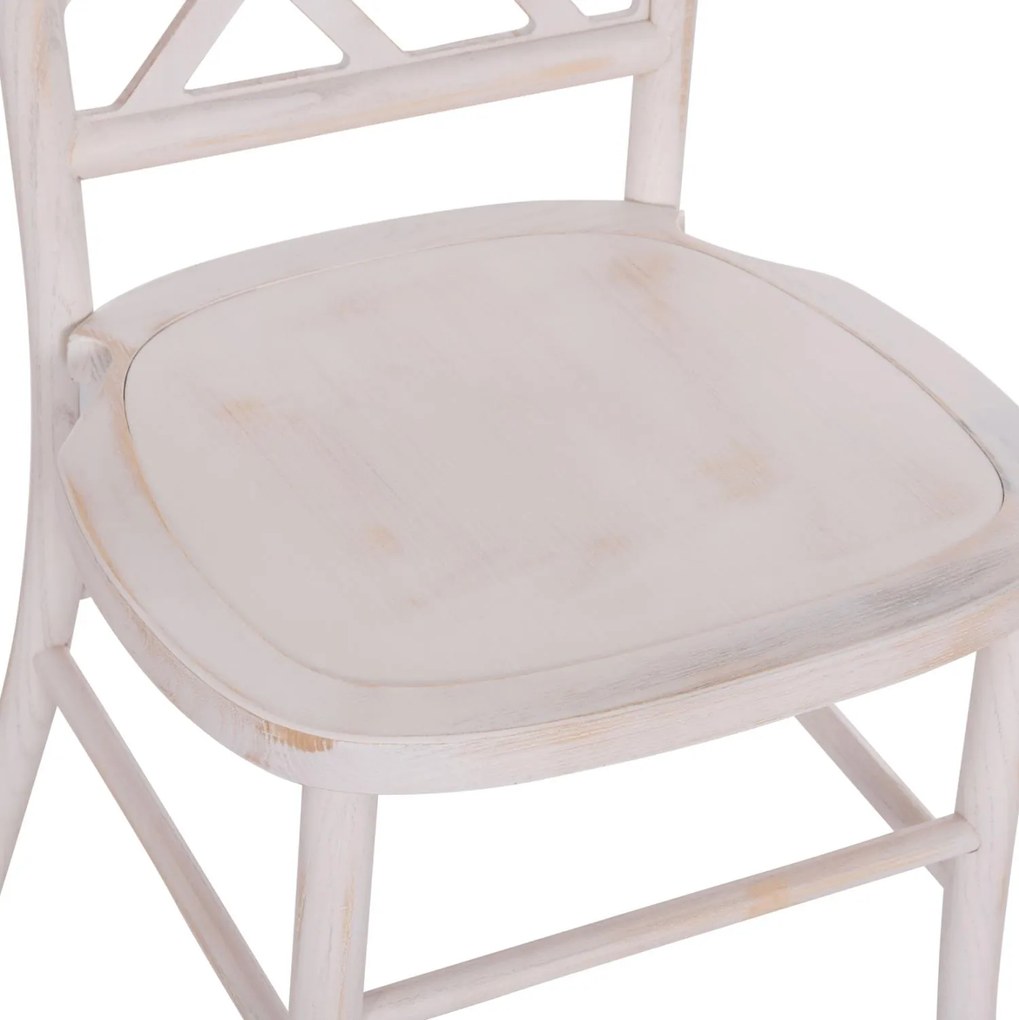 Καρέκλα C9410.05 Ξύλο Toon σε White Wash απόχρωση 44,5x48x96Υεκ.