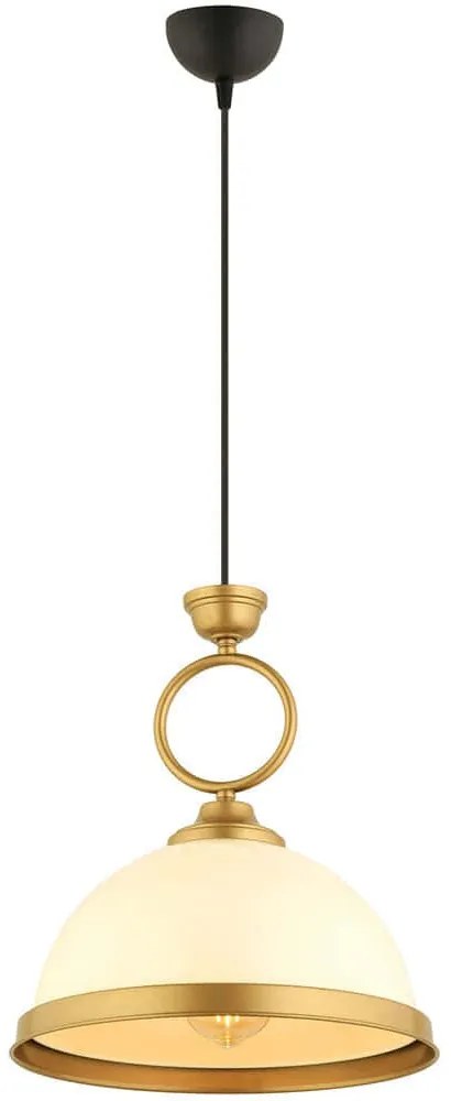 Φωτιστικό Οροφής 518LMS1131 Φ26x136cm 1xE27 40W White-Gold Opviq