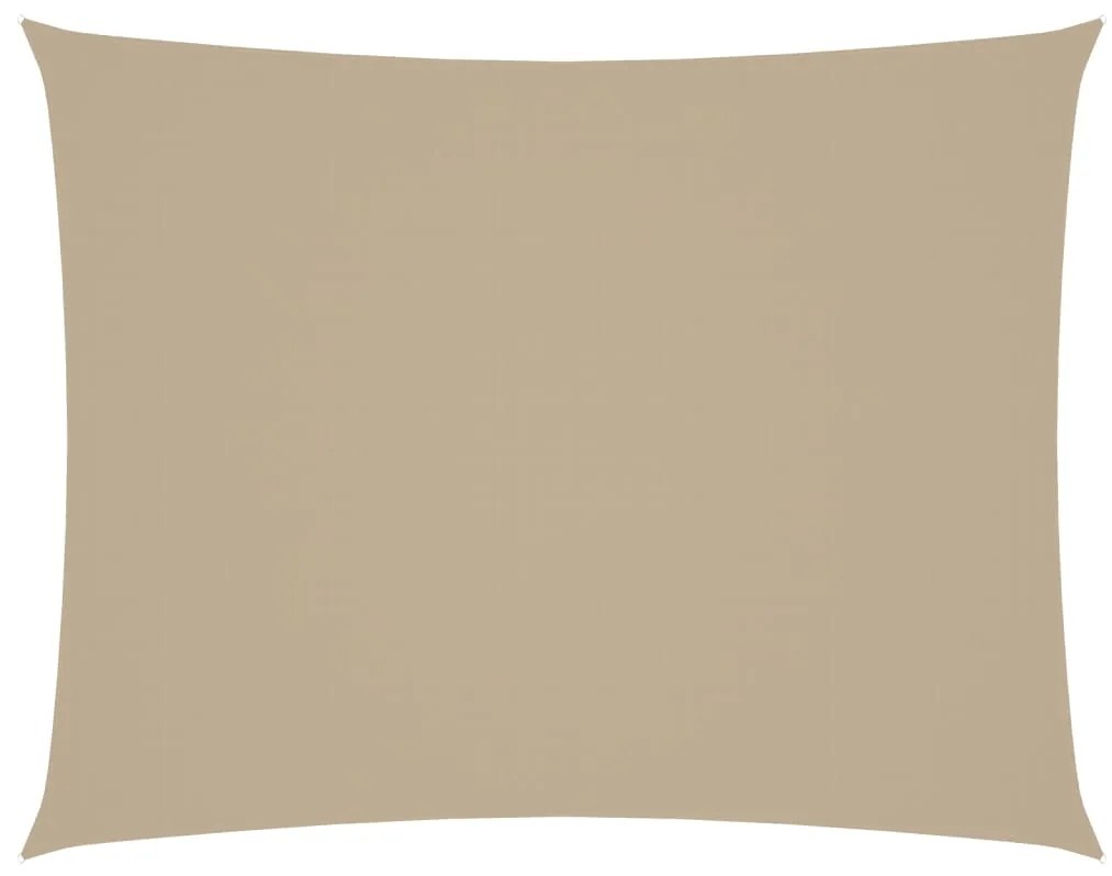 vidaXL Πανί Σκίασης Ορθογώνιο Μπεζ 6 x 7 μ. από Ύφασμα Oxford