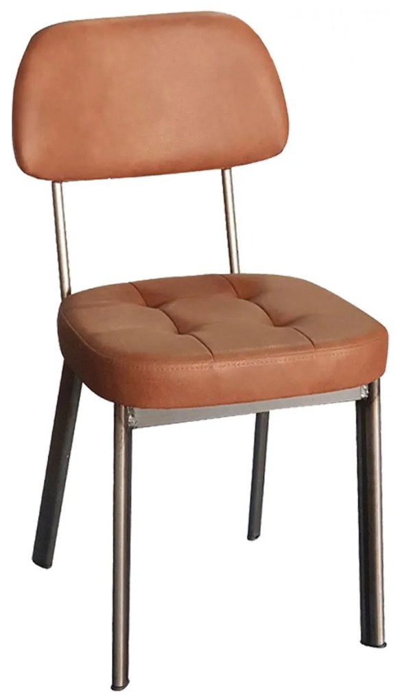 Καρέκλα Μεταλλική με Κάθισμα PU TS422K 45x53x79εκ. 45x53x79 εκ.