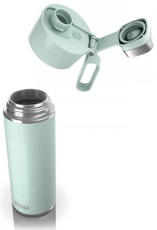Thermos Ninja DW2401EUUKMT, 700 ml, Κατάλληλο για ανθρακούχα ποτά, Τριπλή μόνωση, Χωρίς BPA, Ζεστό έως 8 ώρες, Κρύο έως 24 ώρες, Πράσινο της μέντας