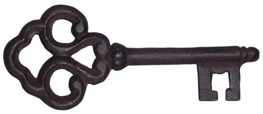 Κλειδί Διακοσμητικό Μαντεμένιο Καφέ 24,5x2,5x10εκ. ESTHETI 819-00736