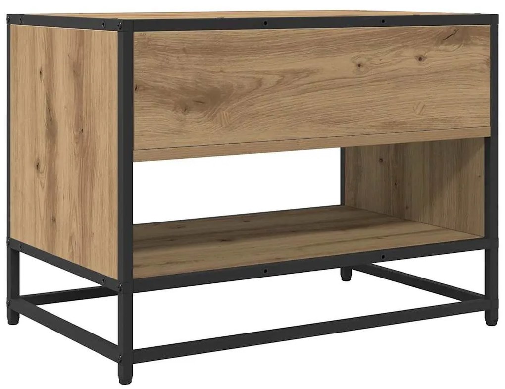 vidaXL Ντουλάπι TV artisan δρυς 61 x 40 x 46 εκ Επεξεργασμένο ξύλο
