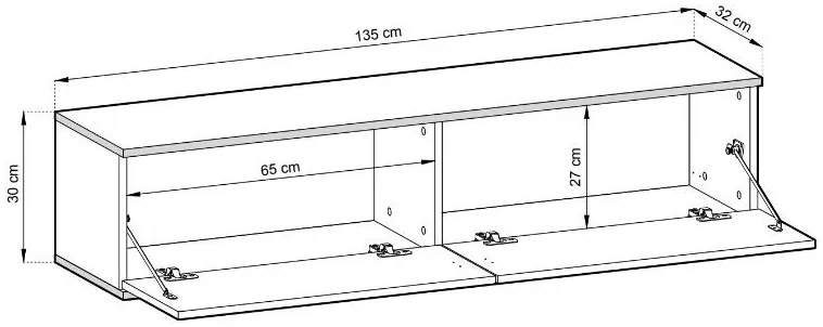 Έπιπλο τηλεόρασης Loro I-Mauro