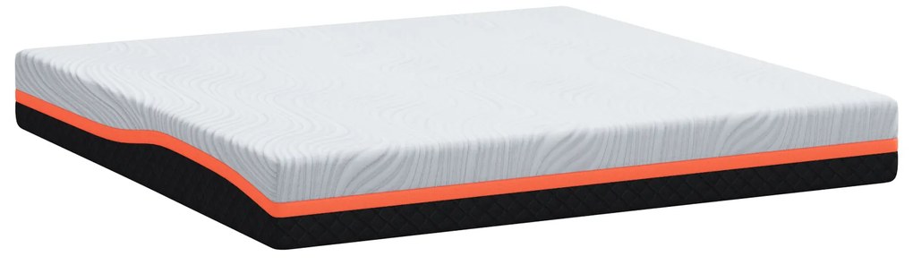 vidaXL Στρώματα Λευκό, Γκρι 200 x 200 cm