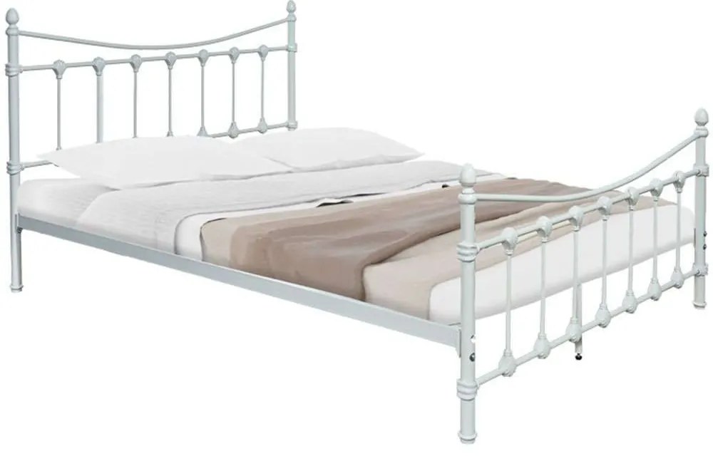 Κρεβάτι Beowulf (Για Στρώμα 140x190cm) 285-000010 190x140x102cm White Double