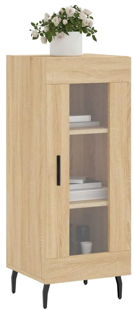 vidaXL Ντουλάπι Sonoma Δρυς 34,5x34x90 εκ. από Επεξεργασμένο Ξύλο