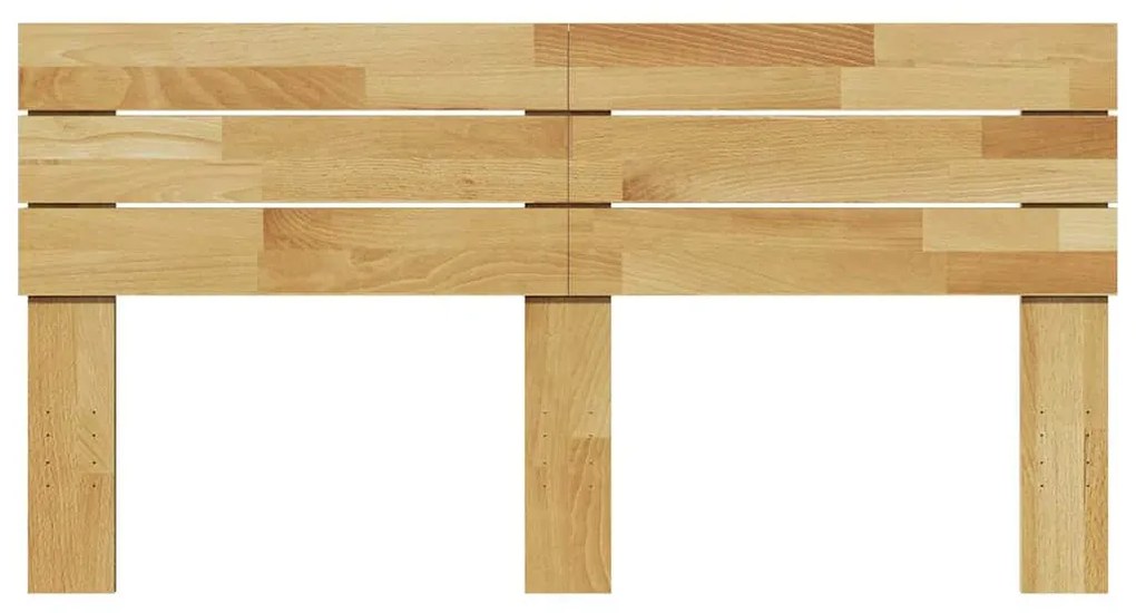 vidaXL κεφαλάρι 160 cm μασίφ ξύλο δρυς