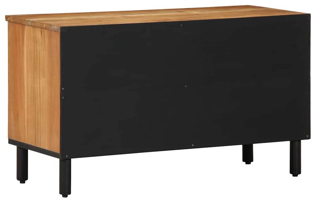 vidaXL Ντουλάπα Τηλεόρασης Καφέ 80 x 33.5 x 46 εκ. Μασίφ ξύλο ακακίας