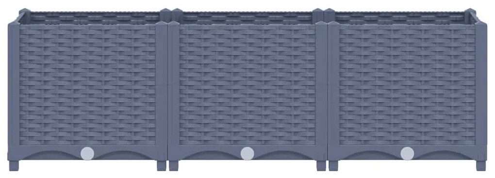 vidaXL Ζαρντινιέρα 120 x 40 x 38 εκ. από Πολυπροπυλένιο