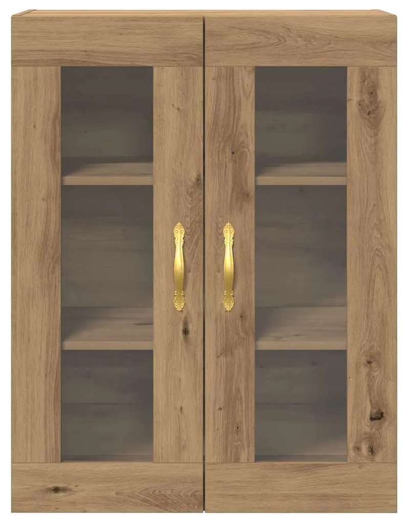 vidaXL Ντουλάπα τοίχου Επιτοίχιο artisan δρυς 69.5 x 34 x 90 εκ.