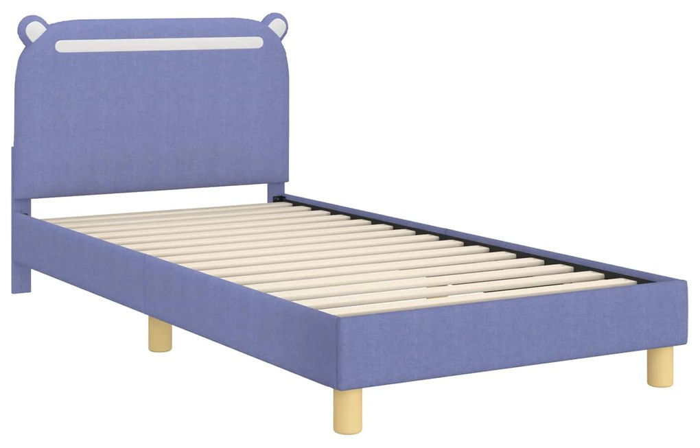 vidaXL Κρεβάτι Παιδικής Κρεβατοκάμαρας με Κεφαλάκι Μπλε τζην