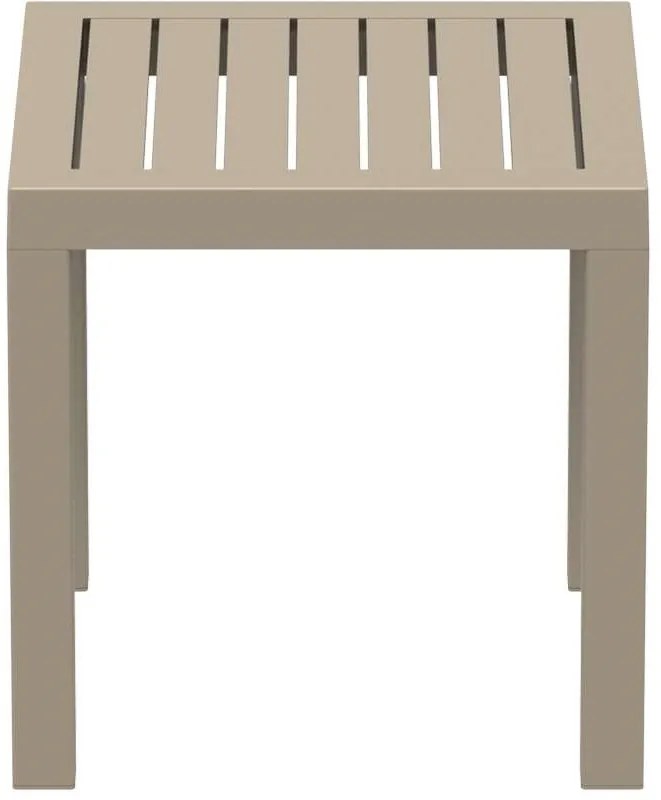 ΤΡΑΠΕΖΙ ΠΟΛΥΠΡΟΠΥΛΕΝΙΟΥ WICKER OCEAN DOVE GREY 45X45