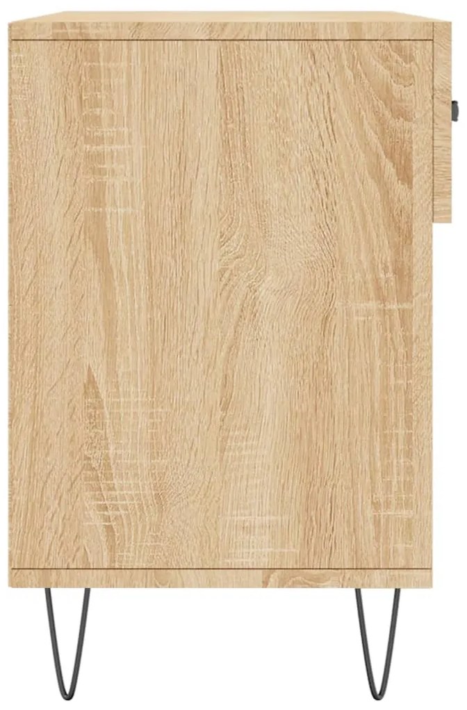 vidaXL Παπουτσοθήκη Sonoma Δρυς 102x35x55 εκ. από Επεξεργασμένο Ξύλο