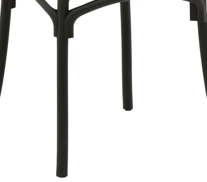 Καρέκλα Crossie pp σε ανθρακί απόχρωση 38x46.5x82εκ 38x46.5x82 εκ.