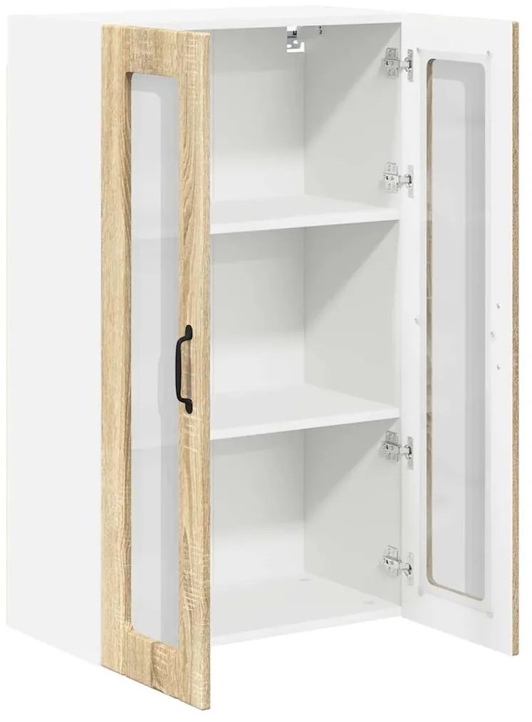 vidaXL Κρεμαστό ντουλάπι κουζίνας Δρύς Sonoma 60 x 31 x 100 εκ.