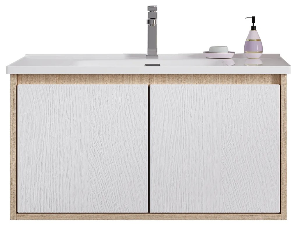 ΣΕΤ ΠΑΓΚΟΥ VERA 80cm χρ.WHITE/SONOMA S3BVER080WHS - S3BVER080WHS