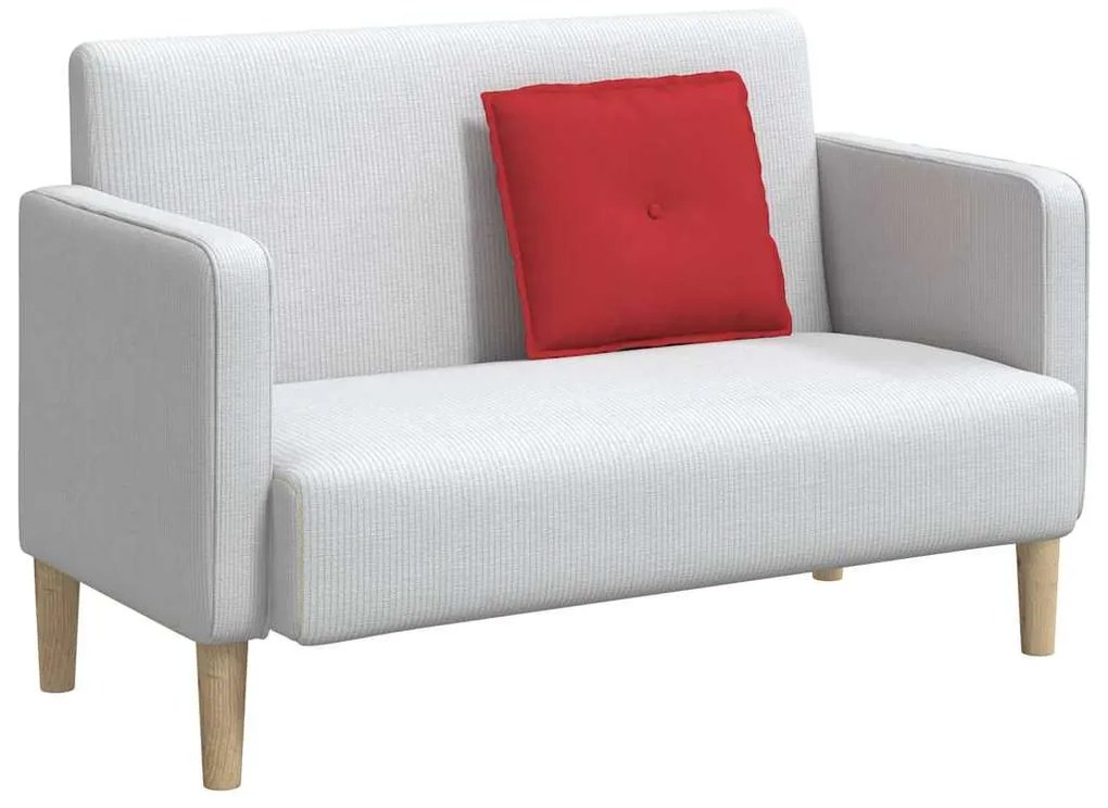 vidaXL Μαξιλάρι Πλάτης Κόκκινο 50 x 19 x 45 εκ ύφασμα