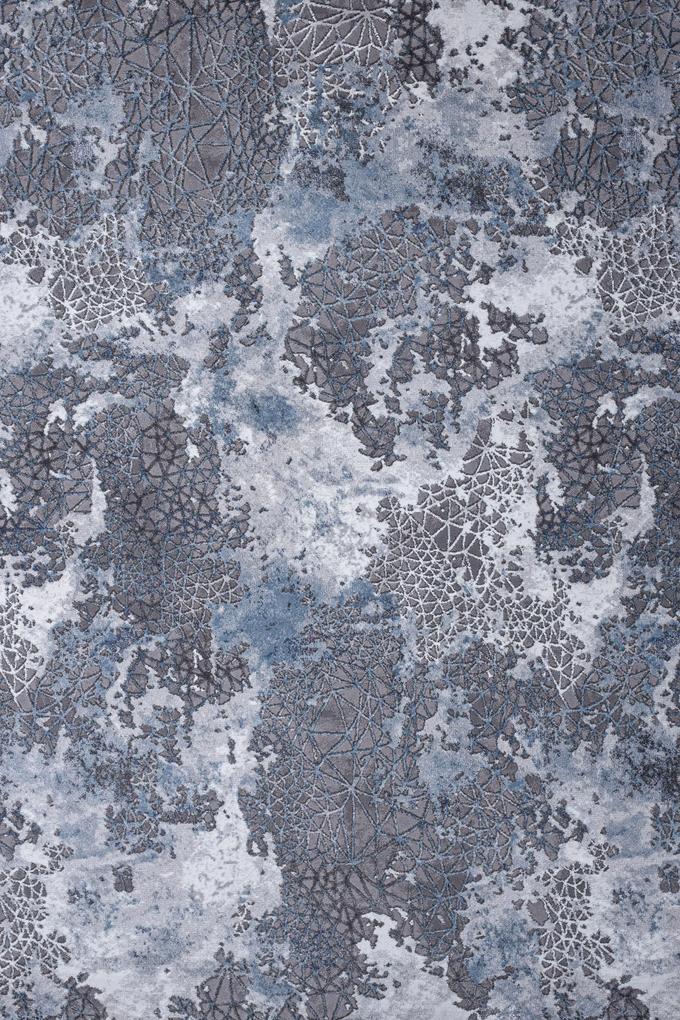 Χαλί μοντέρνο αφηρημένο γκρι μπλε Ostia 7015/953 &#8211; 170×240 cm Colore Colori 170X240 Γκρι, Μπλε